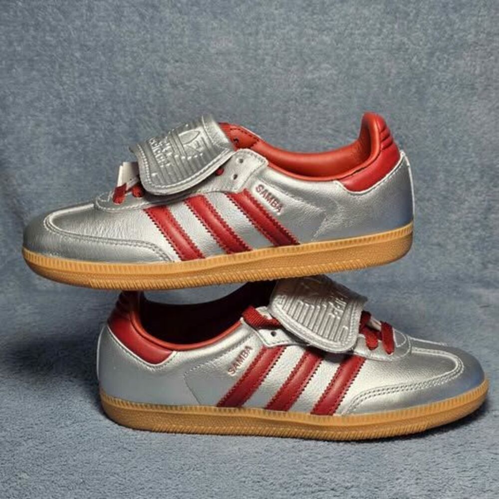 Adidas Samba LT W sneakers silver red women's size 5.5 - Picture 3 of 8